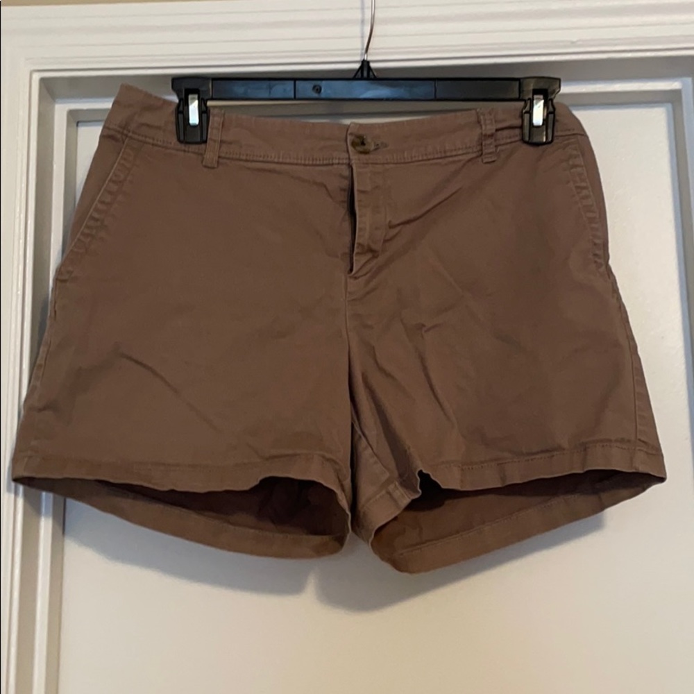 Olive green shorts
